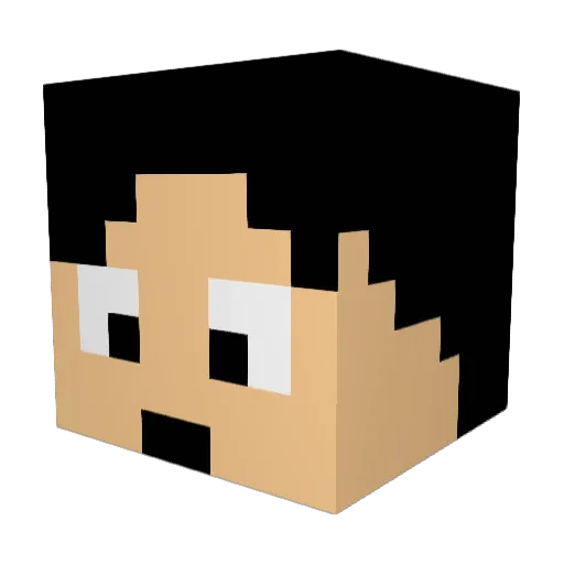 preztyler Minecraft avatar head, 3D render