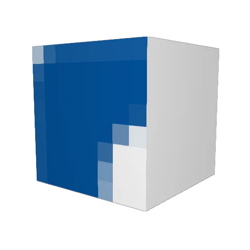 prgrm Minecraft avatar head, 3D render