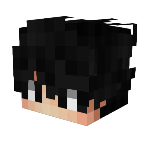priantel Minecraft avatar head, 3D render