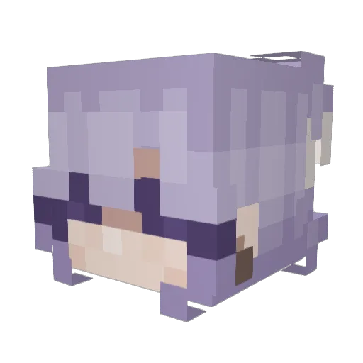 pribri_ Minecraft avatar head, 3D render