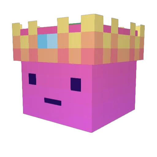 price9013 Minecraft avatar head, 3D render