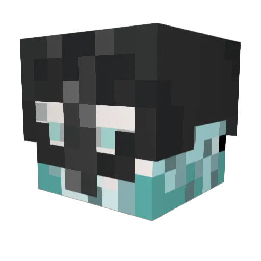 priestheal Minecraft avatar head, 3D render