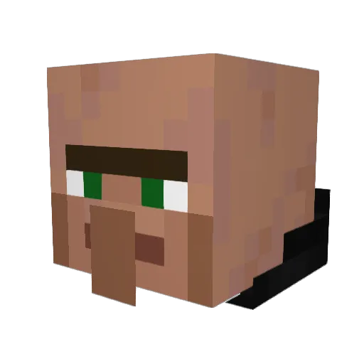 primalarmor Minecraft avatar head, 3D render