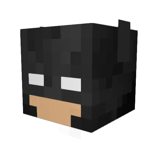 primeOP19 Minecraft avatar head, 3D render