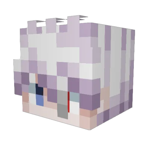 prin1231 Minecraft avatar head, 3D render