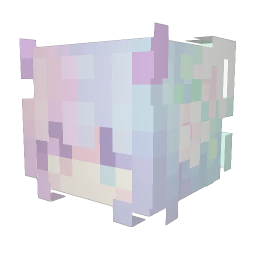 princ3ssp0lly Minecraft avatar head, 3D render