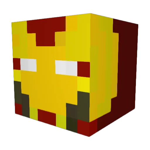 prince427 Minecraft avatar head, 3D render