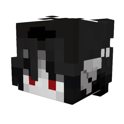 princeVMP Minecraft avatar head, 3D render