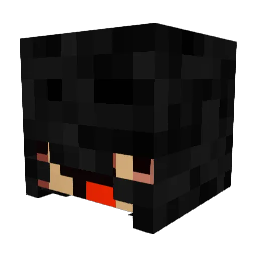 prince_fy Minecraft avatar head, 3D render