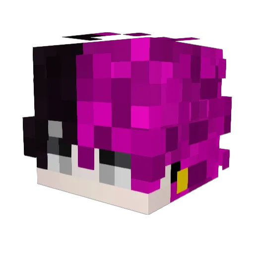prince_virgil Minecraft avatar head, 3D render