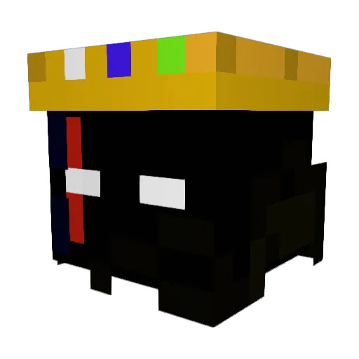 princediamond Minecraft avatar head, 3D render