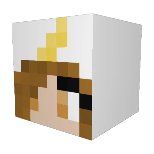 princesalexa08 Minecraft avatar head, 3D render