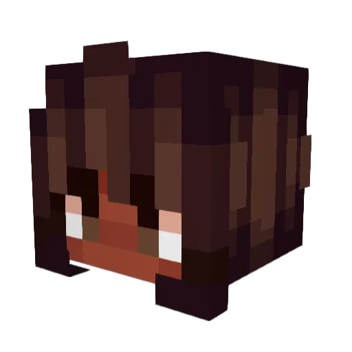 princessKay2818 Minecraft avatar head, 3D render