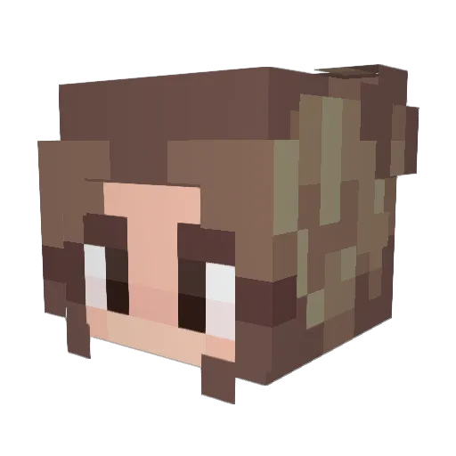 princessKylee21 Minecraft avatar head, 3D render