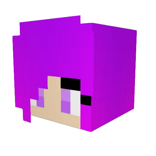 princess_angel13 Minecraft avatar head, 3D render