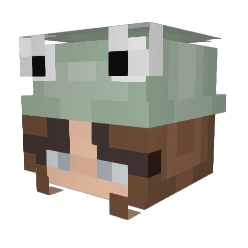 princessgamerz Minecraft avatar head, 3D render