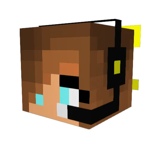 princessjay14 Minecraft avatar head, 3D render