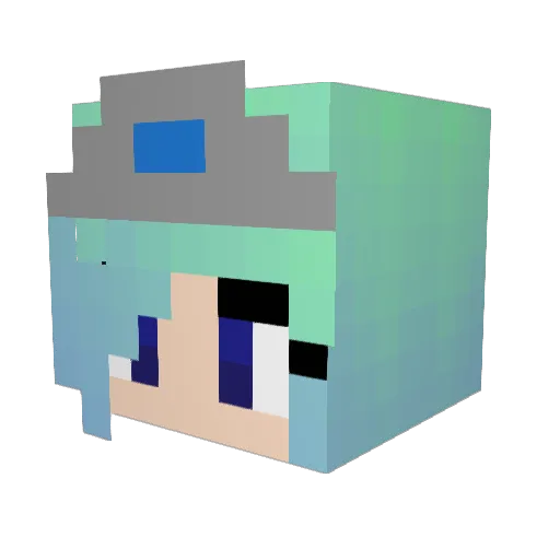princessjayjay Minecraft avatar head, 3D render