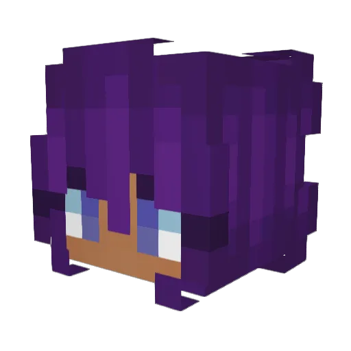 princesslacy44 Minecraft avatar head, 3D render