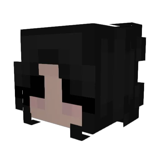 princesspeachxxx Minecraft avatar head, 3D render