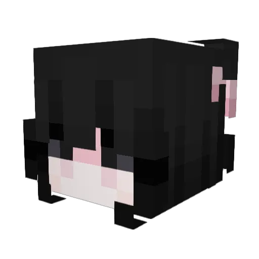 princessslolo Minecraft avatar head, 3D render
