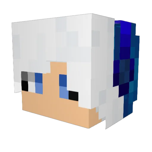 princesswinx732 Minecraft avatar head, 3D render