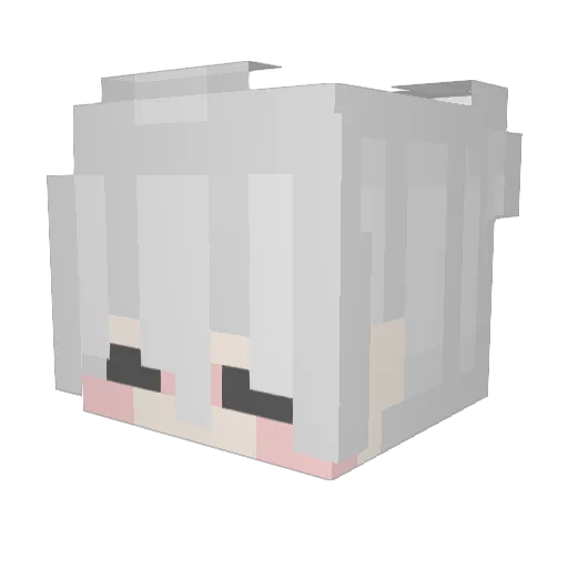 pringles_BB Minecraft avatar head, 3D render