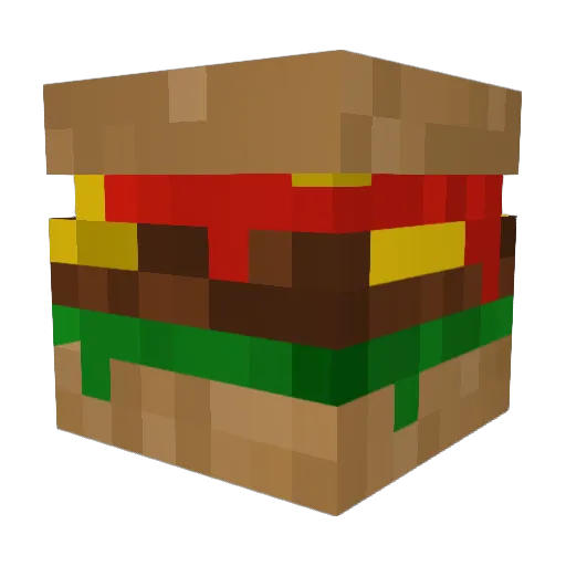 prinki Minecraft avatar head, 3D render