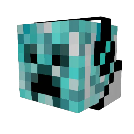 prinscollin Minecraft avatar head, 3D render