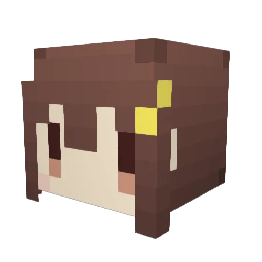 prinz0514 Minecraft avatar head, 3D render