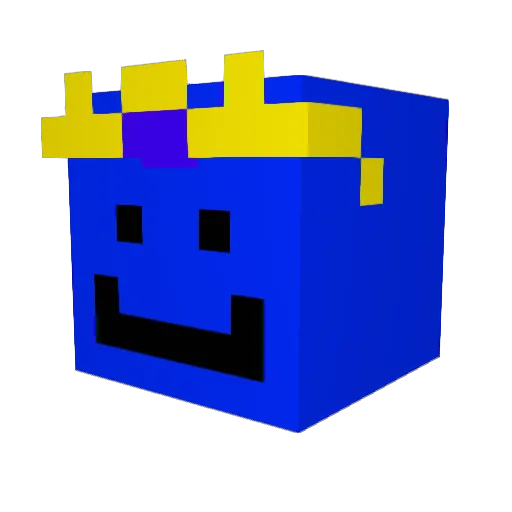 prio1234 Minecraft avatar head, 3D render