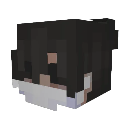 priousers Minecraft avatar head, 3D render