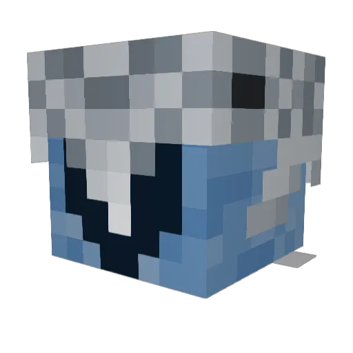 pripsz5 Minecraft avatar head, 3D render