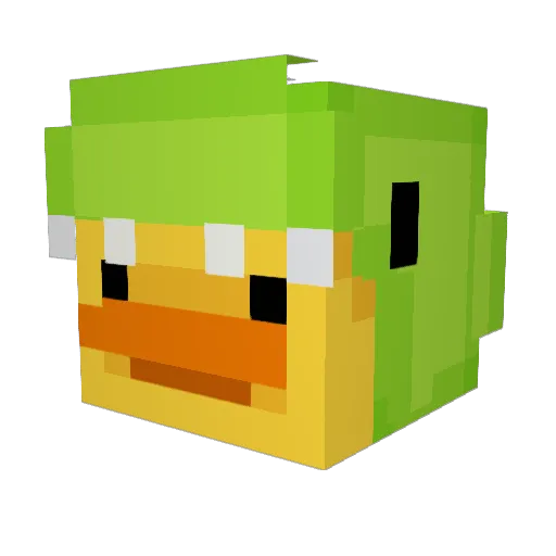 prisa123 Minecraft avatar head, 3D render