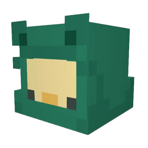 prisi0 Minecraft avatar head, 3D render
