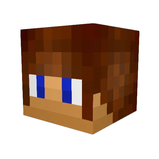 prisonUser Minecraft avatar head, 3D render