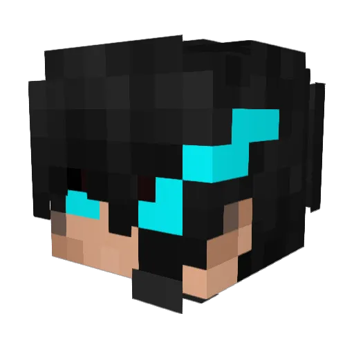 pritbob007 Minecraft avatar head, 3D render