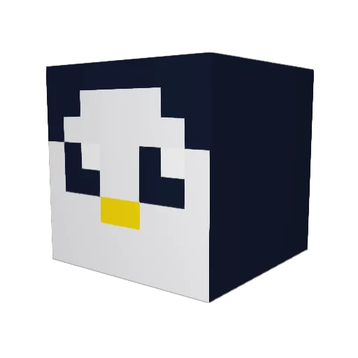 prizekl Minecraft avatar head, 3D render
