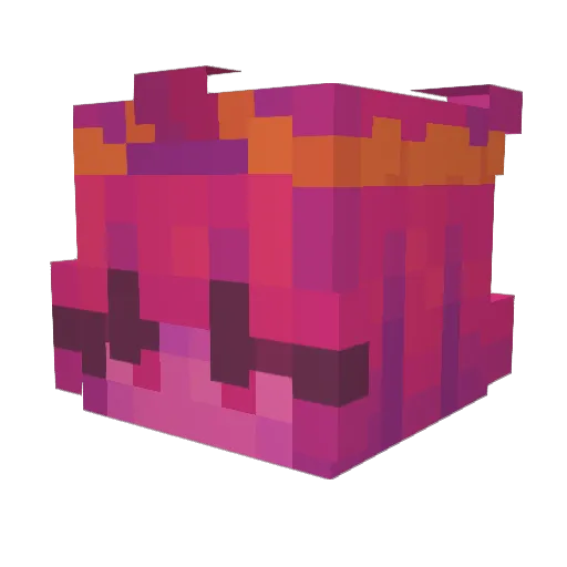 prjncess Minecraft avatar head, 3D render