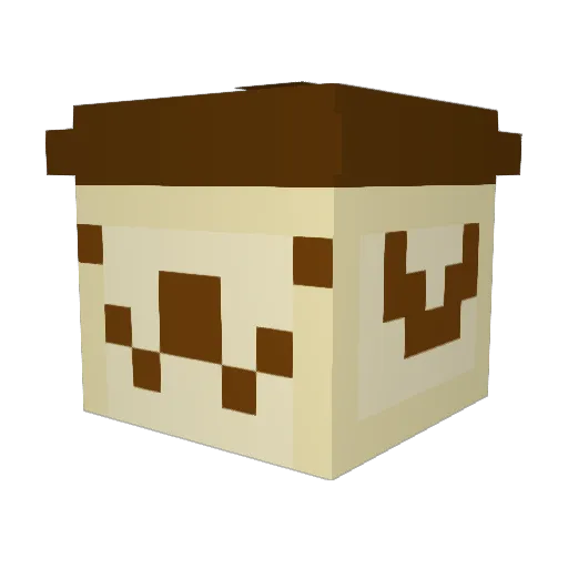 prlita Minecraft avatar head, 3D render