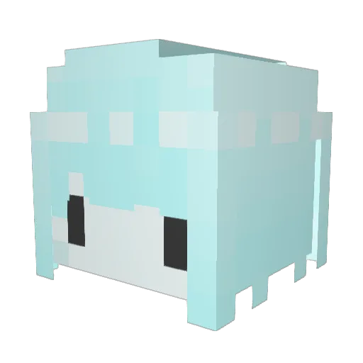 prnnols Minecraft avatar head, 3D render