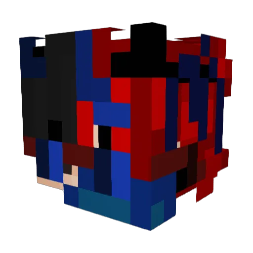 pro2nel Minecraft avatar head, 3D render
