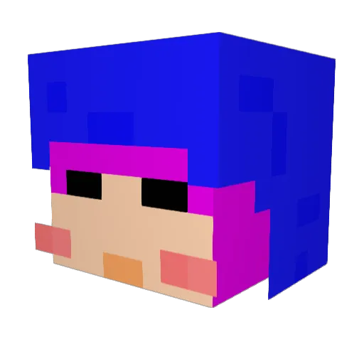 pro5790 Minecraft avatar head, 3D render