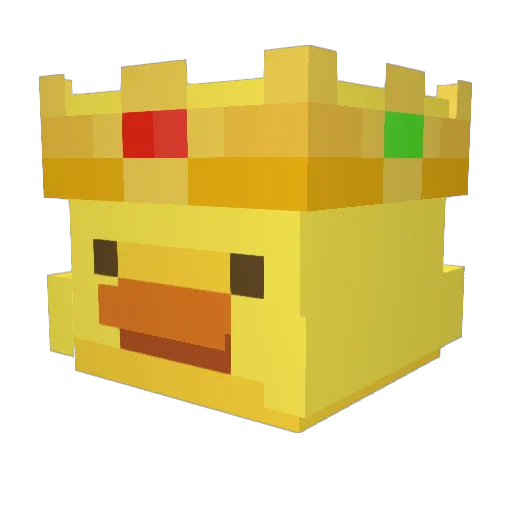 proJIGE Minecraft avatar head, 3D render