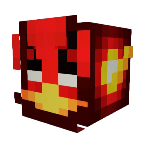 pro_80 Minecraft avatar head, 3D render
