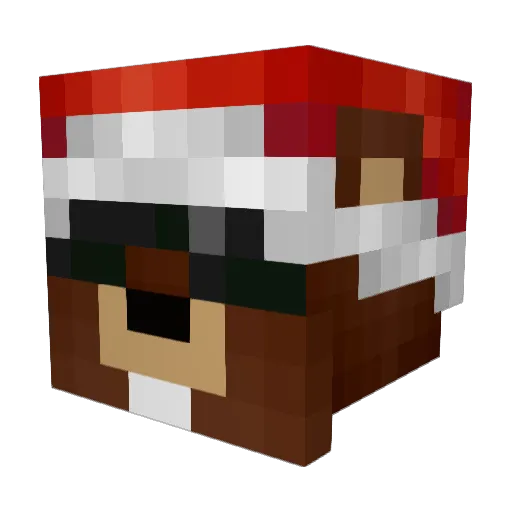 pro_bober Minecraft avatar head, 3D render