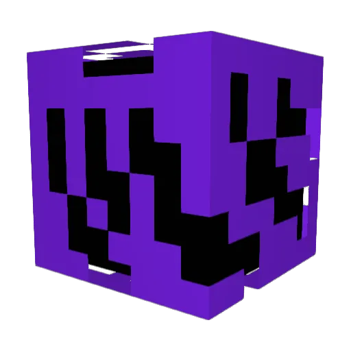 pro_bozo Minecraft avatar head, 3D render