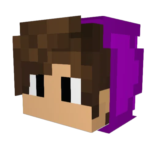proar23 Minecraft avatar head, 3D render