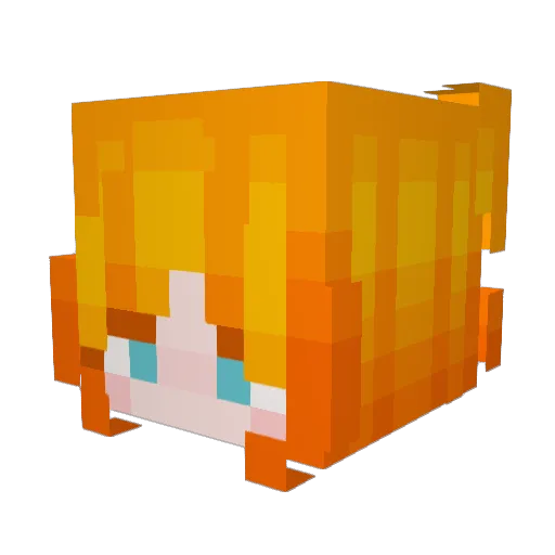 probabilitas Minecraft avatar head, 3D render