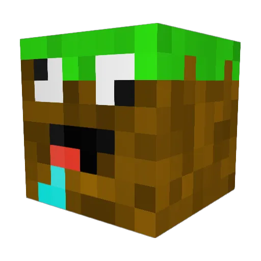 probably_a_noob_ Minecraft avatar head, 3D render